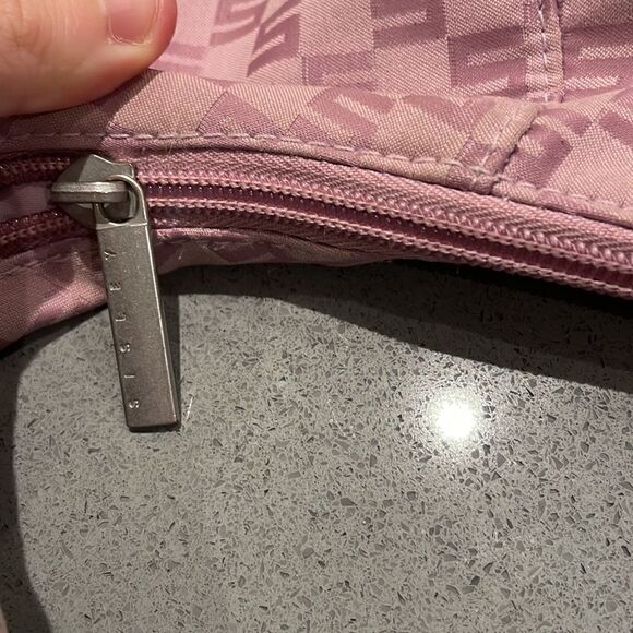 Sisley pink logo S shoulder bag - Picture 7 of 12